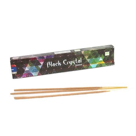 Black Crystal - Satya Incense Sticks (15g)