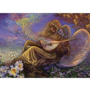 Blank Greetings Card "Angel Melodies" by Josephine Wall