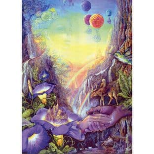 Blank Greetings Card "Bridge of Hope" by Josephine Wall