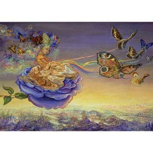 Blank Greetings Card "Butterfly Princess" by Josephine Wall