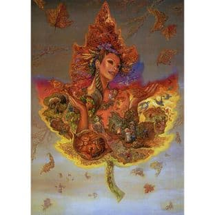Blank Greetings Card "Creation of Autumn" by Josephine Wall