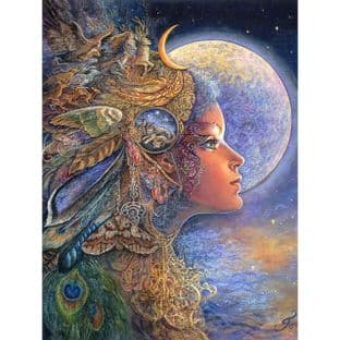 Blank Greetings Card "Diana" by Josephine Wall