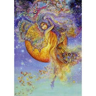 Blank Greetings Card "Light of the Moon" by Josephine Wall
