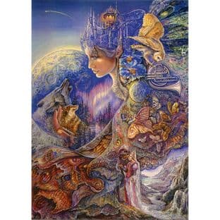 Blank Greetings Card "Once in a Blue Moon" by Josephine Wall