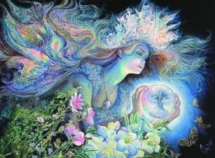 Blank Greetings Card "Princess of Light" by Josephine Wall
