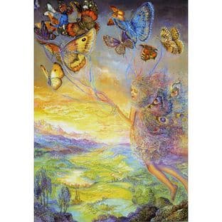 Blank Greetings Card "Up, Up & Away" by Josephine Wall