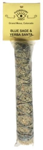 Blue Sage "Grandmother Sage" & Yerba Santa 7" Smudge Stick by "Fluorescent Ranch"