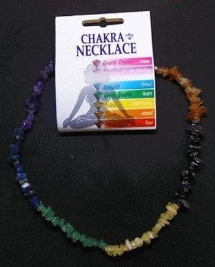 Chakra Necklace - Gemstone Chip Necklace