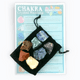 Chakra Stones - Rough Stones in Black Velvet Drawstring Bag