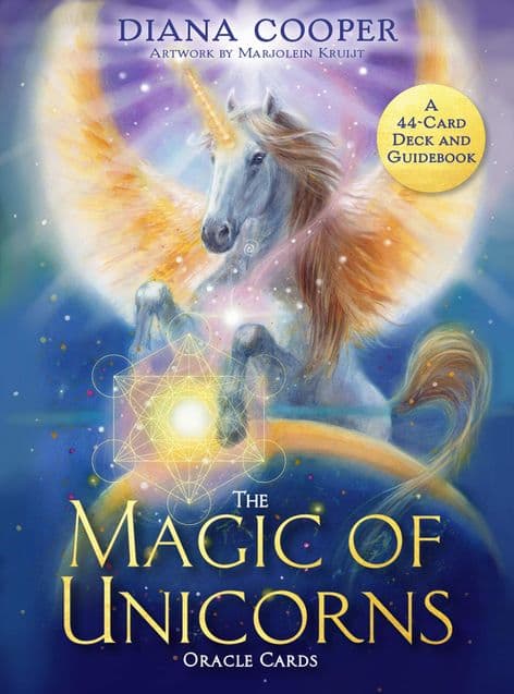 Diana Cooper - The Magic of Unicorns Oracle Cards: A 44-Card Deck and Guidebook