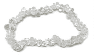 Gemstone Chip Bracelet - Clear Quartz - Stone of Healing, Energy & Balance