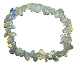 Gemstone Chip Bracelet - Opalite - Stone of Peacefulness, Hope & Strength