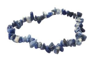 Gemstone Chip Bracelet - Sodalite - Stone of Intuition, Truth & Self-Esteem