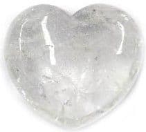 Gemstone Heart Mini: Clear Quartz