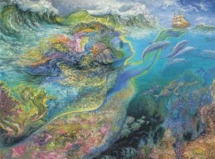Get Well Card "Spirit of the Ocean" Get Well Greetings Card by Josephine Wall