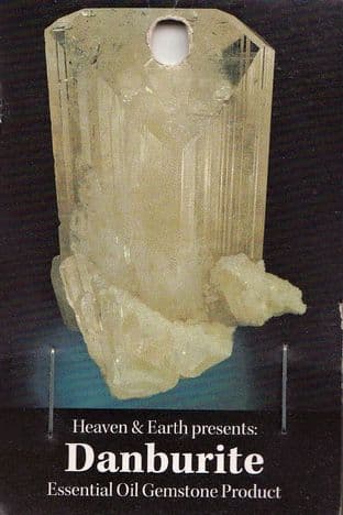 Heaven & Earth's Essential Oil Gemstone Incense Sticks: Danburite