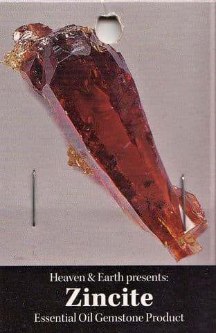 Heaven & Earth's Essential Oil Gemstone Incense Sticks: Zincite