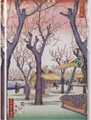 Hiroshige - Plum Garden (Foiled Journal - Pocket)