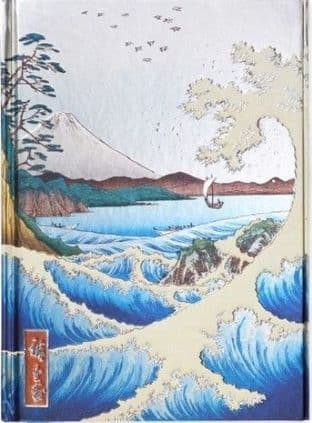 Hiroshige -  Sea at Satta (Foiled Journal)