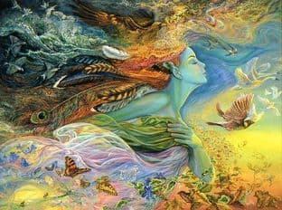 Inspirational Card "Spirit Of Flight" Inspirational Card by Josephine Wall