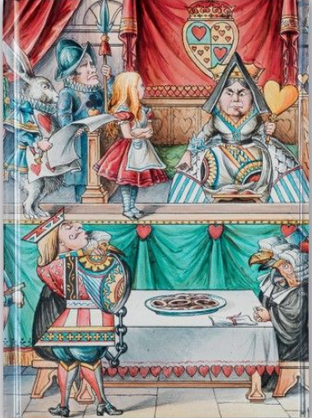 John Tenniel - Alice and the Queen of Hearts (Foiled Journal)