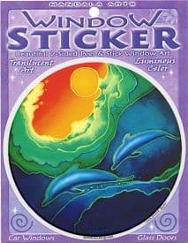 Karma Window Sticker: Dolphin & Sun