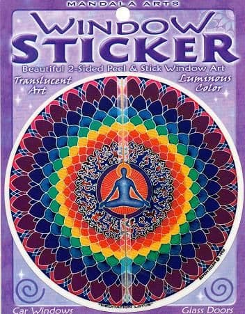 Karma Window Sticker: Meditation Lotus