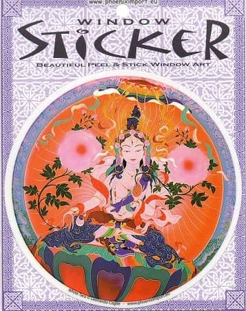Karma Window Sticker: White Tara