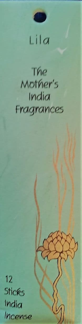 Lila: The Mother's India Fragrance Incense 12 Mini-Sticks