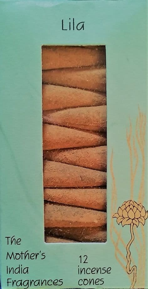 Lila: The Mother's India Fragrances Incense 12 Cones