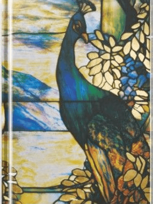 Louis Comfort Tiffany - Standing Peacock (Foiled Journal - Pocket)