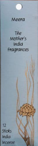 Meera: The Mother's India Fragrance Incense 12 Mini-Sticks