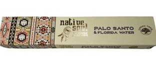 Native Soul - Incense Smudge Sticks - Palo Santo & Florida Water (15gms)