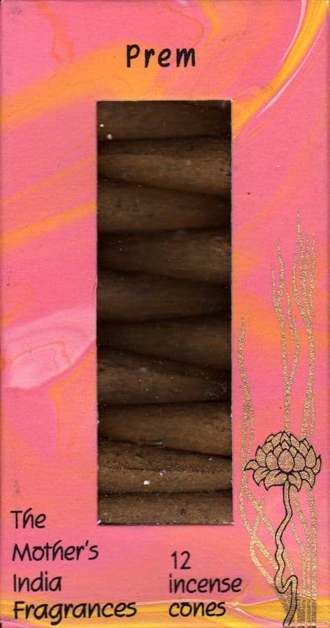 Prem: The Mother's India Fragrances Incense 12 Cones