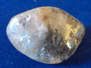 Rutilated & Tourmalinated Quartz (combined) - Tumbled (1-1.5cm) x 1