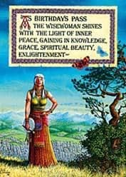 SALE - Peter Loveday - Enlightening Birthday - Greetings Card