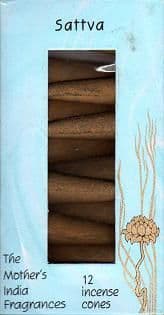 Sattva: The Mother's India Fragrances Incense 12 Cones