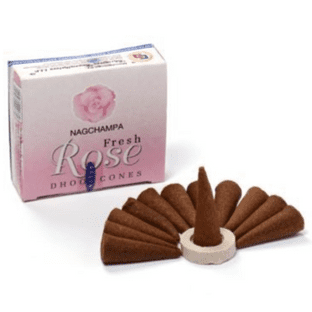 Satya Dhoop Incense Cones - Fresh Rose