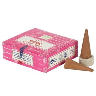 Satya Dhoop Incense Cones - Rose