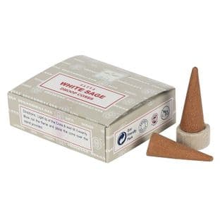 Satya Dhoop Incense Cones - White Sage