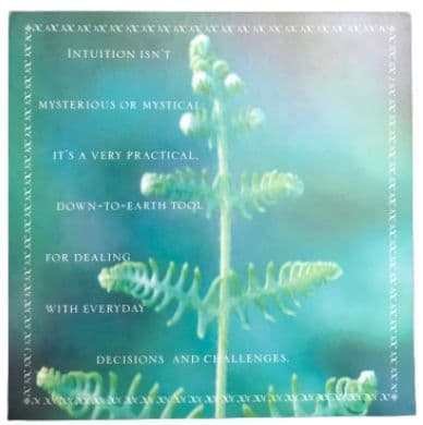 Shakti Gawain Inspirational Blank Greetings Card - Intuition - SALE
