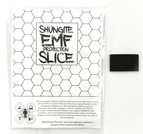 Shungite EMF Protection Slice (for mobile phones)