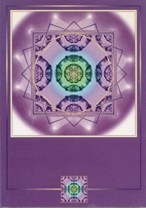 Symbols of the Sacred Blank Greetings Card - Mirror of Consciousness - SALE