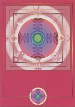 Symbols of the Sacred Blank Greetings Card - Sacred Circle - SALE