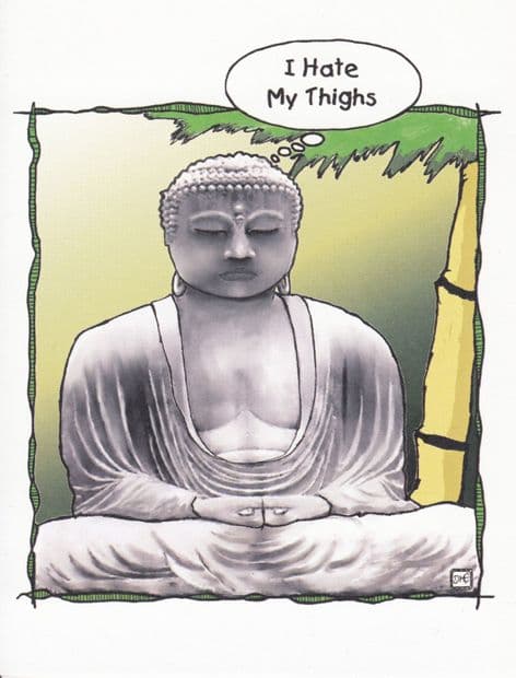 The Great Cosmic Happy-Ass Blank Card - Tighs