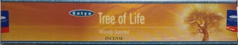 Tree of Life - Woody Sandal - Satya Incense Sticks (15g)