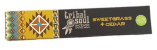 Tribal Soul - Incense Smudge Sticks - Sweet Grass & Cedar (15gms)