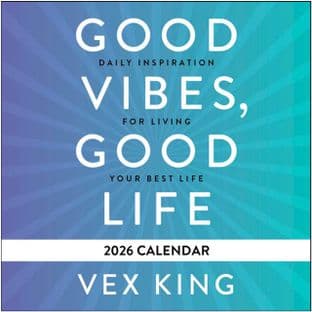 Vex King - Good Vibes, Good Life 2026 Desk Calendar