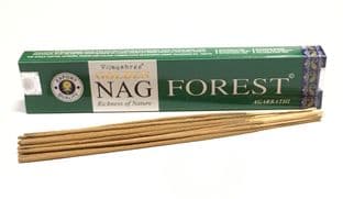 Vijayshree Golden Incense Sticks - Nag Forest (15g = 15 sticks approx.)