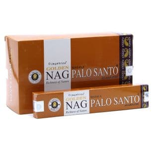 Vijayshree Golden Incense Sticks - Nag Palo Santo (15g = 15 sticks approx.)